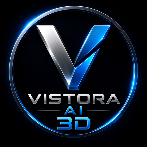 Vistora AI 3D logo